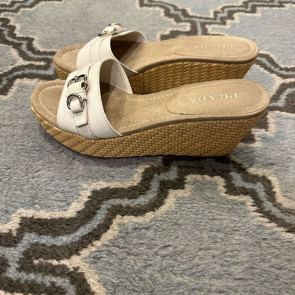 Prada espadrilles. Barely worn. like new